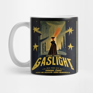 Film poster for a film called Gaslight. Mug